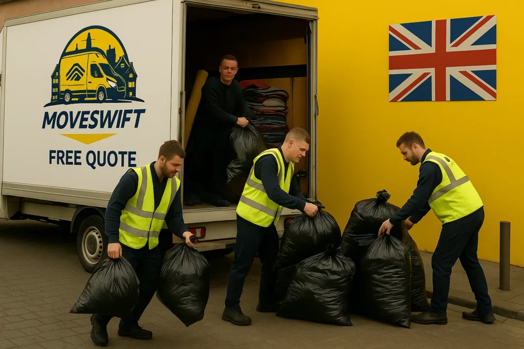 Moveswift Group Ltd - Moving & Rubbish Removal Company in Plymouth - Hero Cover with Man and Van